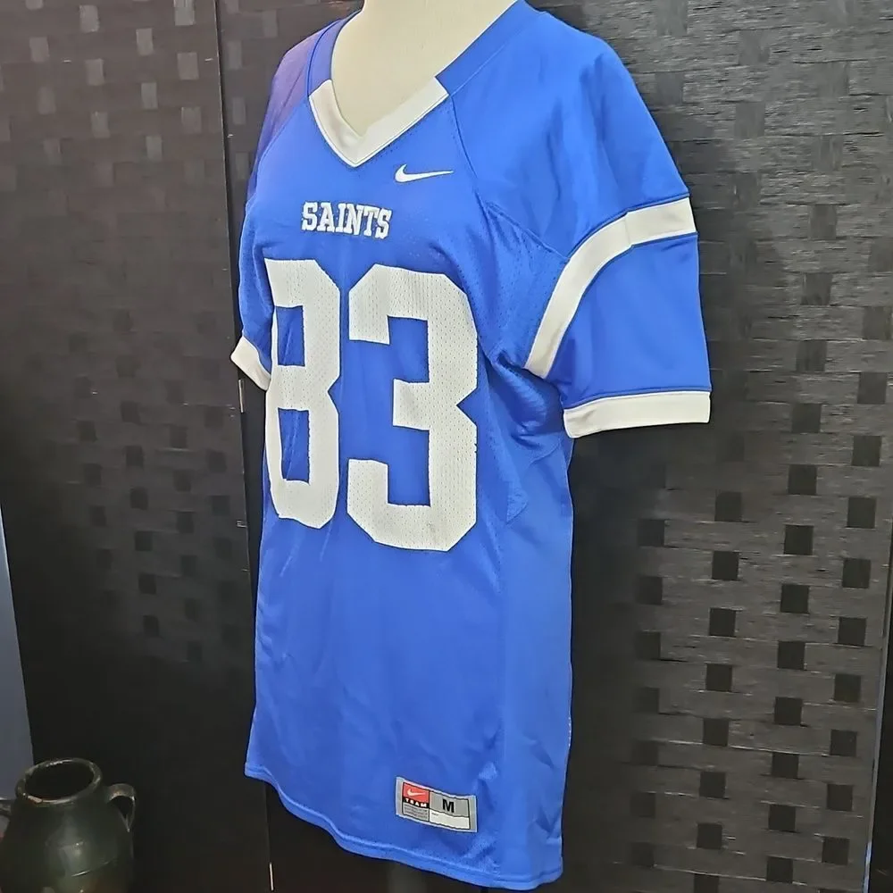 Nike Saints Blue and White Practice Jersey Size Medium